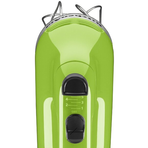 htf New in Box GREEN APPLE KitchenAid Ultra Power 5-Speed Hand Mixer KHM512GA - Picture 8 of 14